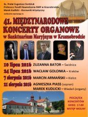 41. Międzynarodowe Koncerty Organowe w Krasnobrodzie